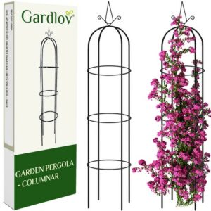 A kerti pergola, pillér, Gardlov 197x40 cm nagyszerű megoldás a növények szél vagy egyéb tényezők elleni védelmére. Kiváló minőségű fémből készült.