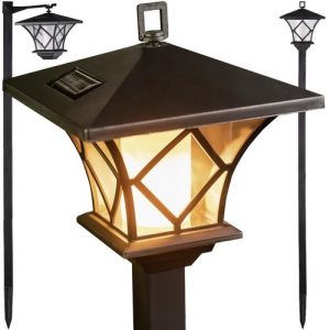 Napelemes kerti lámpa, lámpás Gardlov | A 21152 kiváló minőségű anyagokból készült, így ellenáll a kedvezőtlen időjárási viszonyoknak