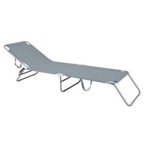PPANAMA nyugágy, 188 x 55 x 27 cm | szürke kültéri elhelyezésre szolgál. A nyugágy szerkezete fémből készült a szilárdság érdekében.