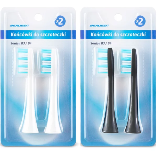 Tartozékok sonic fogkeféhez, B3/B4, 2 db | Berdsen alaposan tisztít, és egyben segít csökkenteni a lepedéket. Javítják az íny állapotát.
