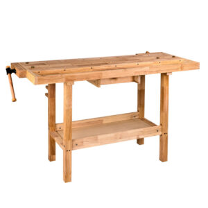 Asztalos sík, fa, 137 x 50 x 86 cm | Demo, többféle felhasználásra, minden könnyű fával végzett munkához, nem foglal sok helyet.