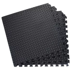 EVA habpárna, fekete | 48 m² prémium minőségű EVA habból készült. Tartós puha padlófelületet biztosít edzőtermek, edzőtermek és egyéb helyiségek számára.