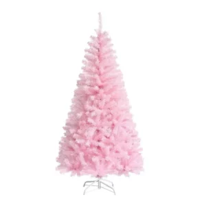 Mesterséges karácsonyfa, rózsaszín | A 150 cm biztonságos, ünnepi és családias hangulatot hoz minden otthonba. A legjobb minőségű anyagokból készült.