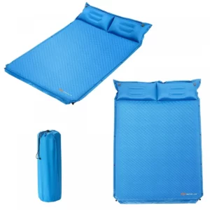 Önfelfújó kempingszőnyeg, kék | 186 x 130 x 4 cm, puha és a legmagasabb kényelmet és ezáltal a legjobb pihenést biztosítja.