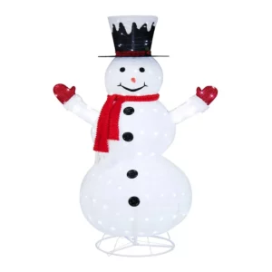 Karácsonyi hóember 200 menő LED lámpával | A 180 cm csodálatos karácsonyi hangulatban kíséri el Önt és családját!