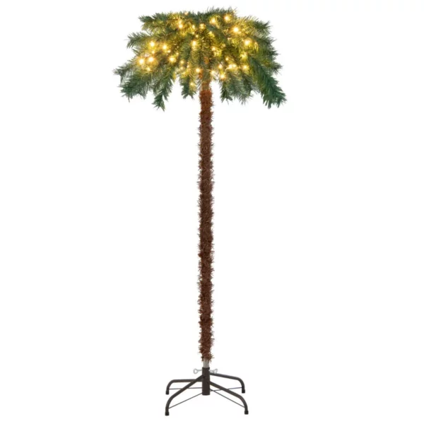 Mesterséges karácsonyfa LED lámpákkal | 150 cm, biztonságos, ünnepi és családi karácsonyi hangulatot hoz minden otthonba.