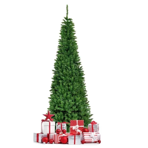 Mesterséges karácsonyfa LED lámpákkal | 150 cm, biztonságos, ünnepi és családi karácsonyi hangulatot hoz minden otthonba.
