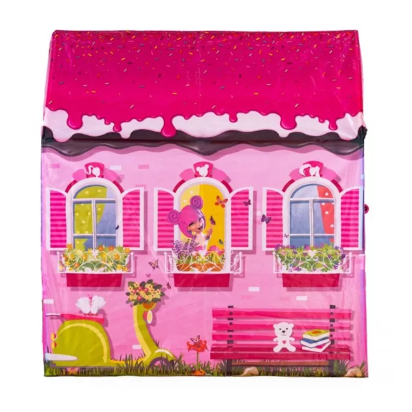 Gyermeksátor - ház | rózsaszín