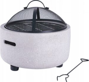 Kerti grill - kandalló | A 43 x 43 x 38,5 cm-es nem csak felejthetetlen pillanatokat biztosít a tűz mellett, hanem lehetővé teszi, hogy finom ételeket készítsen a szabadban.