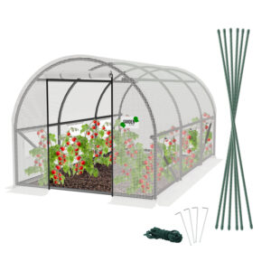 Kerti fóliasátor 3x2m, fehér | 6m2 tökéletesen megvédi növényeit és terményeit a kedvezőtlen időjárási hatásoktól és a kártevőktől.