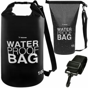 Vízálló táska - hátizsák | A 10 liter kötelező darab mindenkinek, aki szereti a szabadban tölteni az időt, különösen olyan vízi tevékenységekhez, mint a kajakozás és a horgászat.