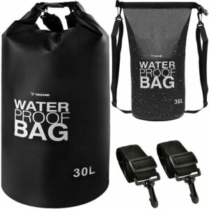 Vízálló táska - hátizsák | A 30 literes kihagyhatatlan mindenkinek, aki szereti a szabadban tölteni az időt, különösen olyan vízi tevékenységekhez, mint a kajakozás és a horgászat.