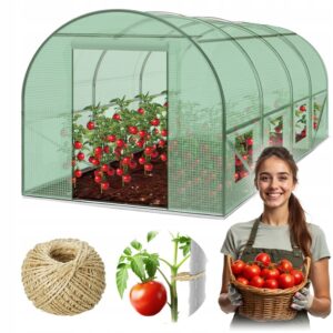 Kerti fólia ültetőgép 2,5x4m, zöld | 10m2 a tökéletes megoldás otthoni kertje számára. Számos előnye van, amelyek ideálissá teszik növények termesztésére.