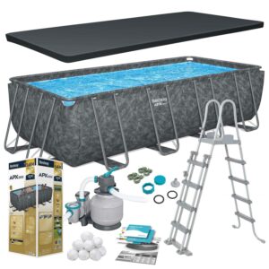 Kerti medence 11 az 1-ben, 549x274x132cm | Gazdag felszereltségével a Bestway tágas, stabil és kényelmes megoldást kínál a nyári felfrissülésre az egész család számára.