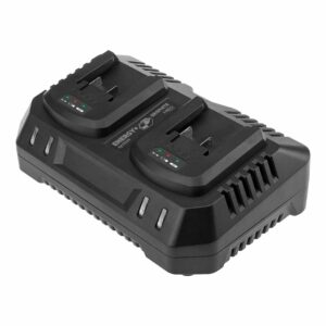 Kettős töltő Energy+ akkumulátorokhoz, 21V | GRAPHITE egy olyan eszköz, amely lehetővé teszi két Energy+ akkumulátor egyidejű töltését kapacitásvesztés nélkül.