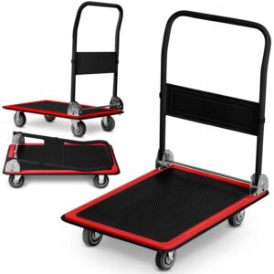 Szállítóplatform kocsi HM-506, 300kg | Humberg ideális segítő az áruk hatékony kezeléséhez raktárakban, üzletekben vagy otthoni műhelyekben.