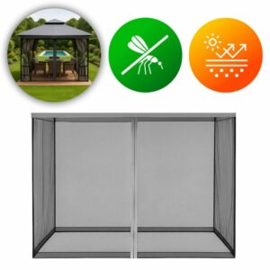 Szúnyogháló kerti pavilonhoz, 3x3m, szürke | A MultiGarden egy praktikus kiegészítő kerti pavilonokhoz, amely hatékony védelmet nyújt a rovarok ellen.