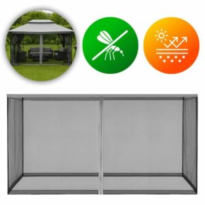 Szúnyogháló kerti pavilonhoz, 3x4m, szürke | A MultiGarden egy praktikus kiegészítő kerti pavilonokhoz, amely hatékony védelmet nyújt a rovarok ellen.