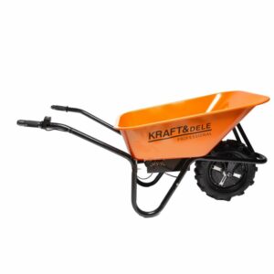 Az akkumulátoros talicska, 550W, 80L | KD3125, egy erőteljes megoldás mindazok számára, akik hatékony módot keresnek nehezebb vagy terjedelmesebb rakományok szállítására.