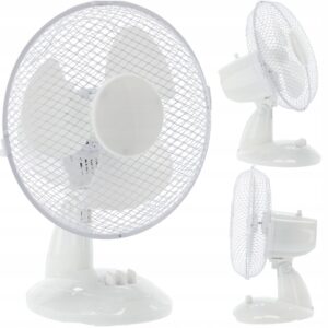 Asztali ventilátor, 25W, fehér | FAN9066 megbízható felfrissülést biztosít, és ideális íróasztalra vagy otthonra. Ideális otthonába vagy irodájába.