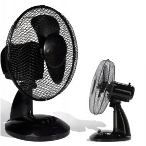 Asztali ventilátor, 25W, fekete | FAN9080 megbízható felfrissülést biztosít, és ideális íróasztalra vagy otthonra. Ideális otthonába vagy irodájába.
