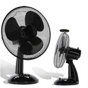 Asztali ventilátor, 40W, fekete | A FAN9042 csendes működést, oszcillációt és állítható szöget kínál a hatékony felfrissüléshez a munkahelyen és otthon.