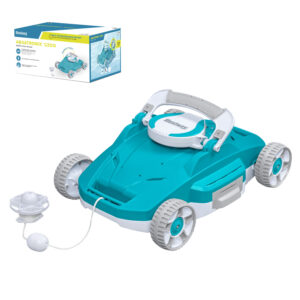 Az Aquatronix G200 | Bestway automata medenceporszívó hatékonyan és könnyedén, kábelek nélkül tisztítja meg a medence alját, ideális akár 50 m²-es medencékhez.
