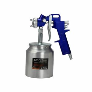A festékpisztoly, 600ml | KD2114 egy könnyű és sokoldalú eszköz, amely alkalmas festésre műhelyekben, asztalosműhelyekben és otthoni garázsokban.