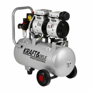 Az olajmentes kompresszor, 24L, 1200W | KD1395 egy praktikus sűrített levegő forrás hobbi használatra és rendszeres munkára a garázsban vagy műhelyben.