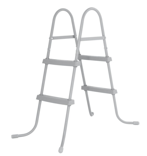 A medencelépcső, 84 cm | Bestway biztonságos és kényelmes be- és kijutást tesz lehetővé egy föld feletti medencéből, ideális gyermekek és felnőttek számára.