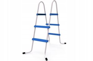 Medencelépcső, 84 cm, Kék | A Bestway biztonságos és kényelmes be- és kiszállást tesz lehetővé egy föld feletti medencéből, ideális gyermekek és felnőttek számára.