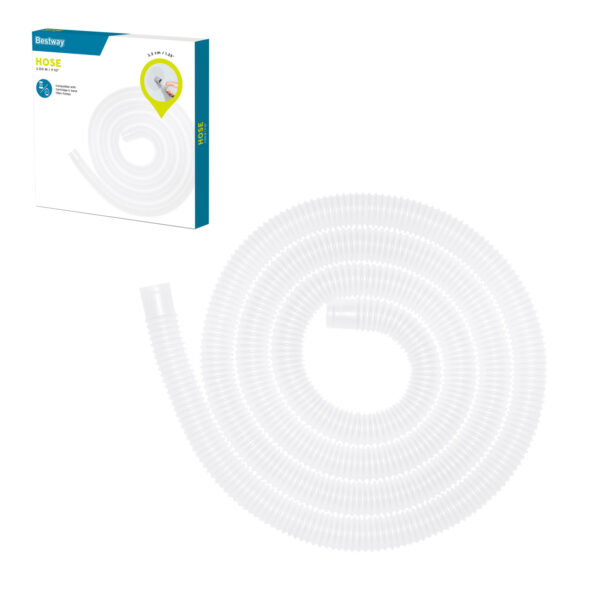 Medencetömlő, 3m, 32mm | A Bestway ideális szivattyú és szűrő csatlakoztatására, a megbízható vízáramlás biztosítására és a szűrőrendszer karbantartására.