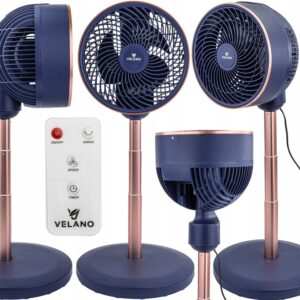 Padlóventilátor VELWEP0017, 50W | Velano egy elegáns és nagy teljesítményű ventilátor, amely kellemes felfrissülést biztosít a forró napokon minden otthonban.