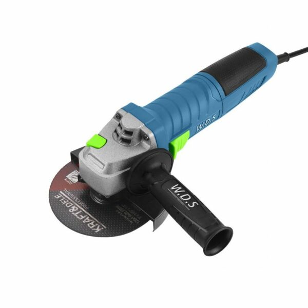Sarokcsiszoló, 125 mm, 1500 W, 10 tárcsa | A WDS2135 egy nagy teljesítményű szerszám, amelyet anyagok vágására, csiszolására és eltávolítására terveztek műhelyben és építkezésen.