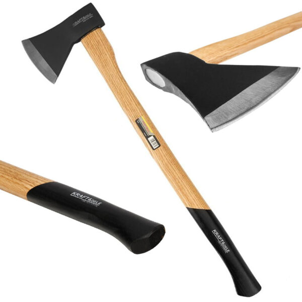 Az ácsfejsze, 1200g, 650mm | KD201 egy praktikus eszköz kisebb ács- és famegmunkálási munkákhoz otthon, a nyaralóban vagy a műhelyben.