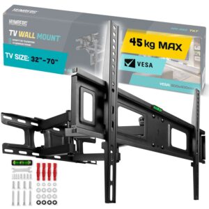 A 32-70″, 45kg | Humberg TV-tartó szilárdan és biztonságosan tartja a TV-jét, miközben lehetővé teszi a kényelmes döntést és forgatást.