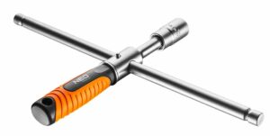 Összecsukható kerékkulcs, 17x19mm | A NEO TOOLS egy kiváló minőségű szerszám, amely megkönnyíti és felgyorsítja járműve kerekeinek szervizelését.