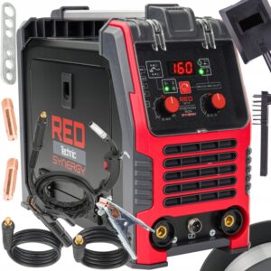 Inverteres hegesztő RTMSTF0154, FCAW FLUX/MMA/LIFT-TIG | RED TECHNIC inverteres hegesztő egy praktikus inverteres MIG hegesztő univerzális hegesztéshez.