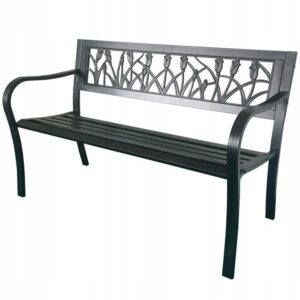 A kerti pad, 125x53x77cm, tulipánok | Garden Line egy praktikus és elegáns ülőgarnitúra, amely kellemesebbé teszi a pihentető pillanatokat a teraszon, az udvaron vagy a kertben.