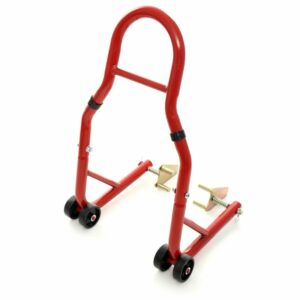 A motorkerékpár-támasztó, hátsó | KD343 egy robusztus és praktikus eszköz, amely lehetővé teszi a motorkerékpár kerekének stabil emelését a könnyű karbantartás és szervizelés érdekében.