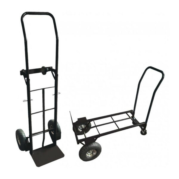 Univerzális szállítókocsi 2 az 1-ben, 150 kg, fekete | Garden Line
