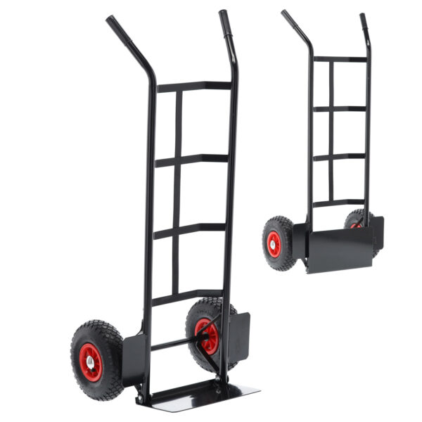 A szállítókocsi, raktár, 200kg | Garden Line egy robusztus és praktikus segítő nehéz terhek szállításához raktárakban, műhelyekben vagy költözéskor.