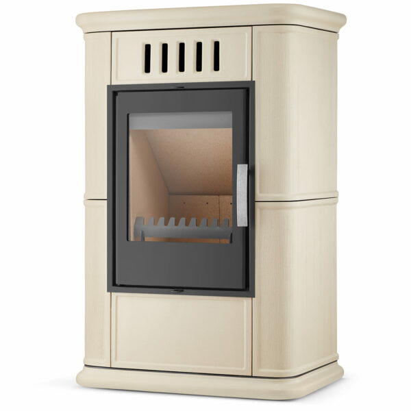Kandalló kályha légbevezetéssel OLBIA, 7,5 kW | cappuccino nem csak fűtőberendezés, hanem teljes értékű designelem is.