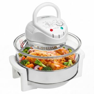 A halogén kombinált sütő, 18L | KD4135 egy praktikus asztali sütő, amely lehetővé teszi az ételek gyors és egészséges sütését, grillezését és melegítését.