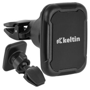 Mágneses Telefontartó, Fekete | Keltin