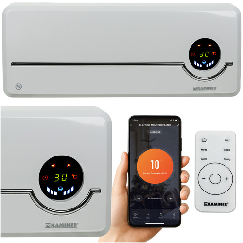 Airo Kaminer légfüggöny fűtés, 2000W, fehér | Kaminer Airo Kaminer légfüggöny fűtés, 2000W, fehér | Kaminer