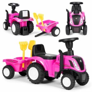Gyermektraktor, rózsaszín | New Holland