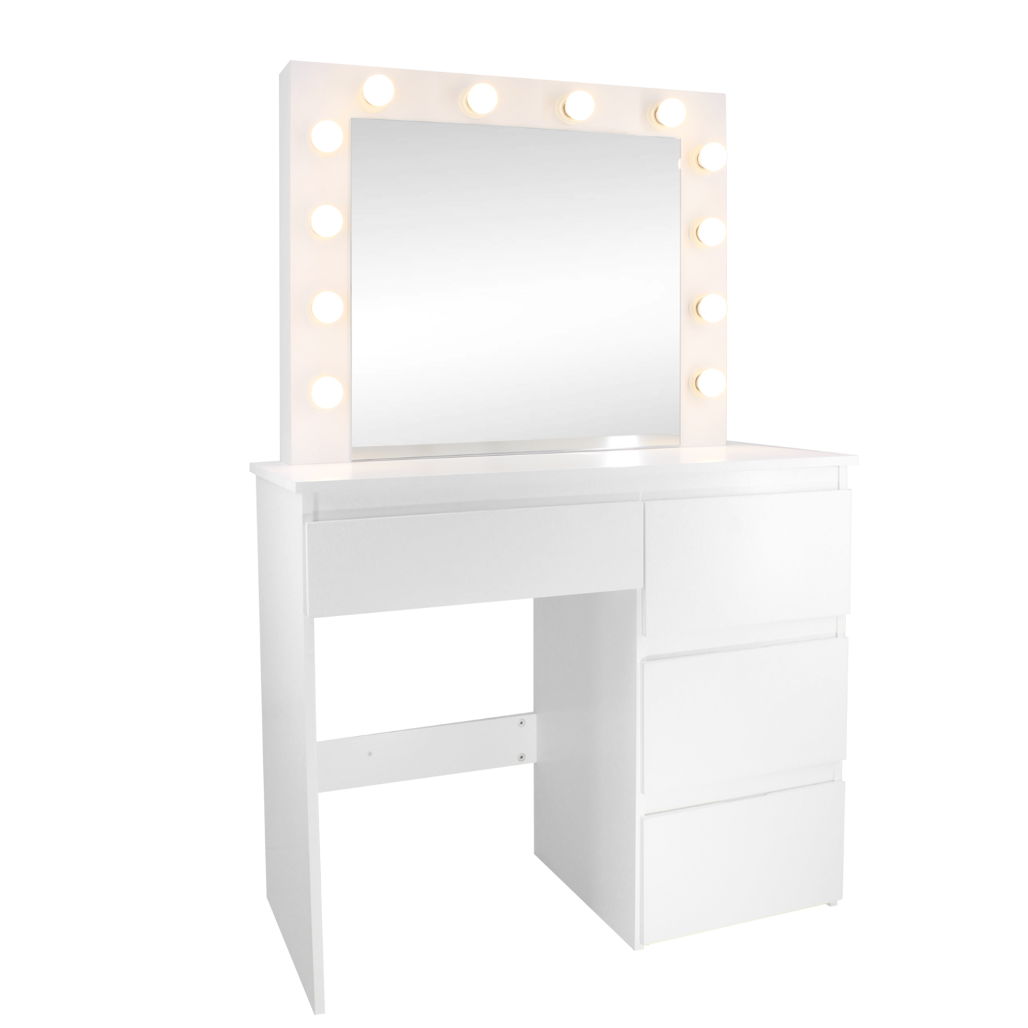 Fésülködőasztal LED PRO HOLLYWOOD | fehér Fésülködőasztal LED PRO HOLLYWOOD | fehér