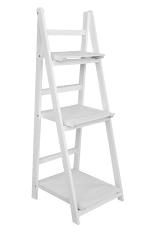 Fa polc 3 polcos, 42x39x109cm | fehér