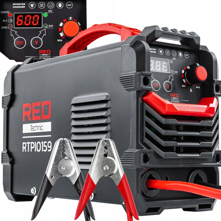 Inverteres autós akkumulátortöltő, RTPI0169, 6kW | RED TECHNIC Inverteres autós akkumulátortöltő, RTPI0169, 6kW | RED TECHNIC